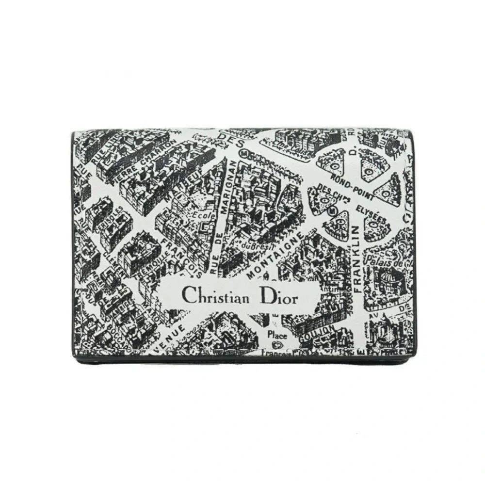 Dior Black and White Women's Card Case